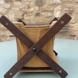 Vide poche coton et bois