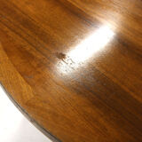 Scandinavian walnut dining table, Sweden, 1960