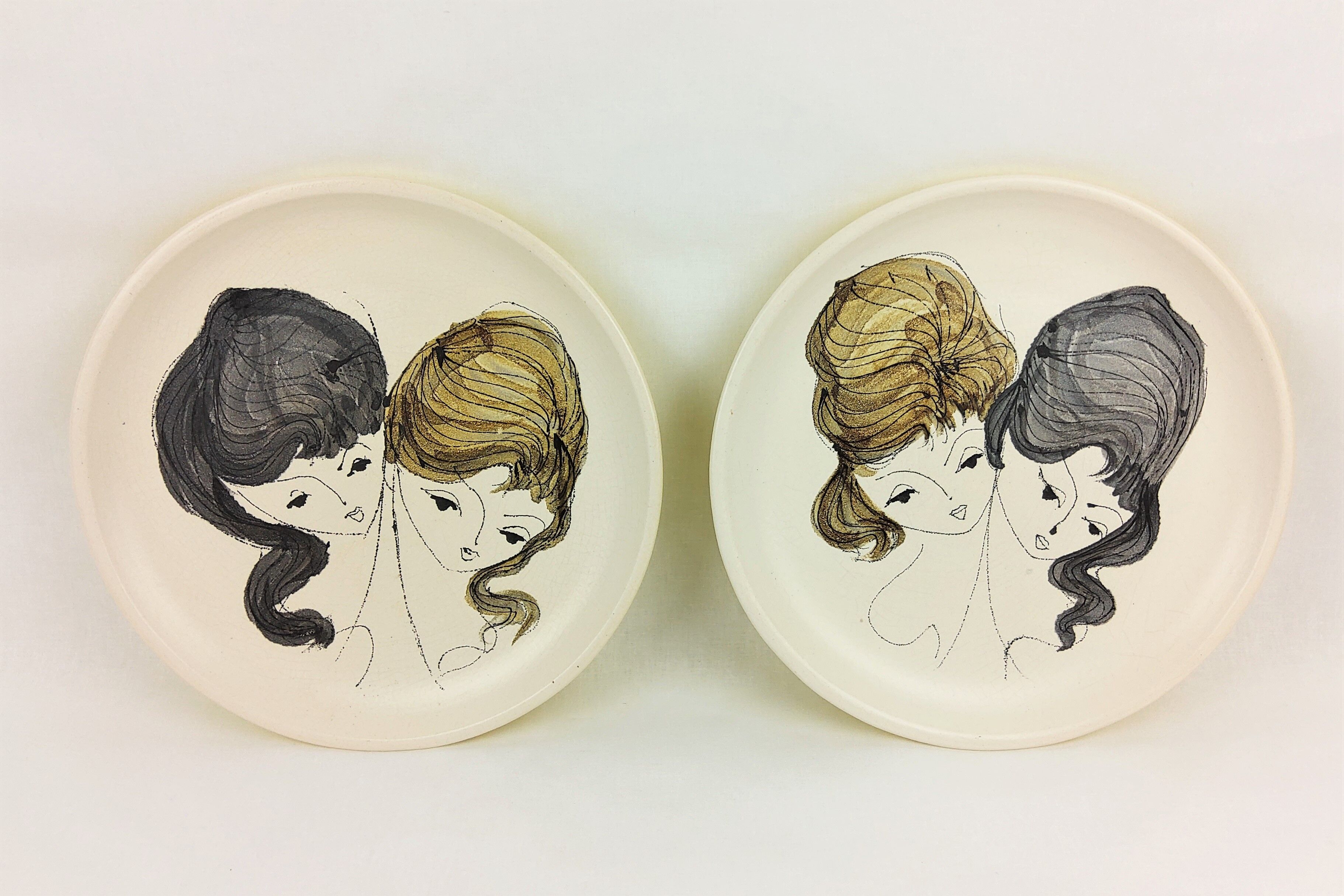 Plates Vallauris Le Brescon 1950