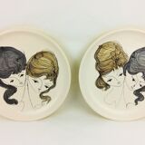 Plates Vallauris Le Brescon 1950