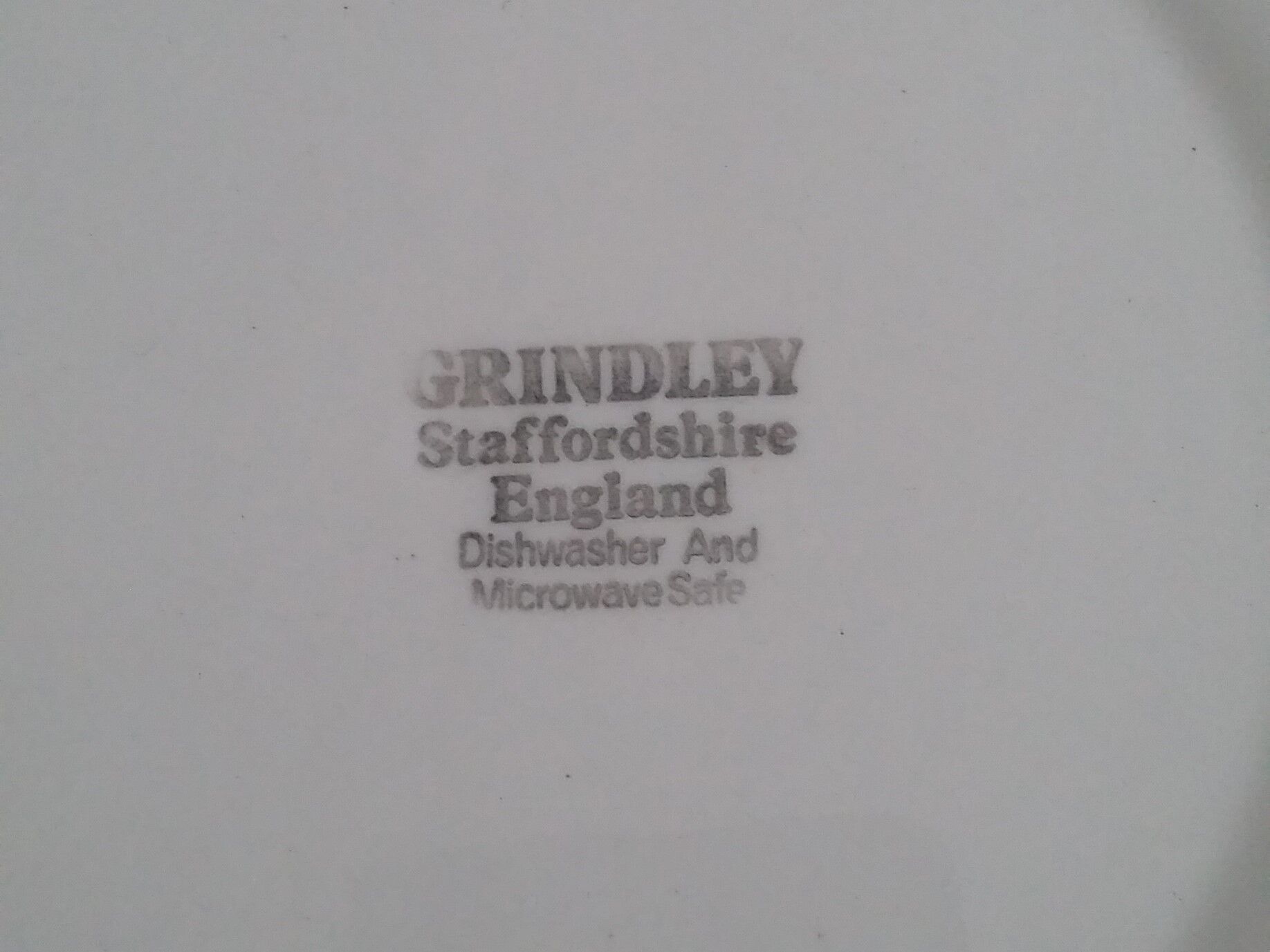 Plate grindley imitation marble