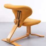 Stokke Lounge chair and ottoman Peter Opsvik Norway 1970s