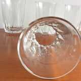 Set of 4 glassware Reims France