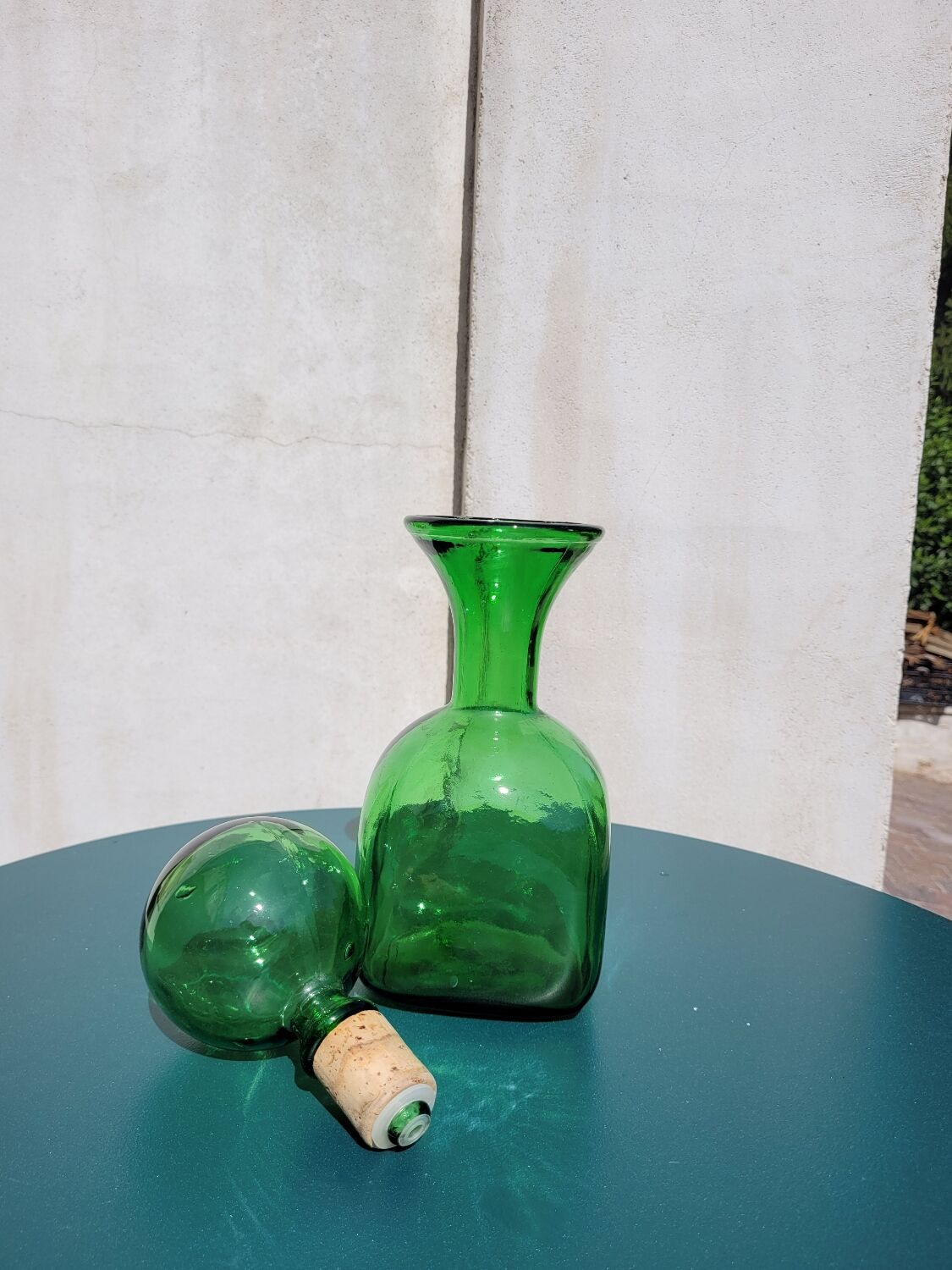 Vintage glass decanter