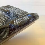 Soapstone bear family paperweight