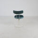 Tabouret métal et velours