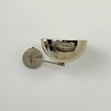 Applique orientable vintage, laiton patiné, France, 1970