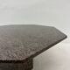 Mid-Century Hexagonal Granite Coffee Table, 1980s