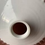 White Opaline crenellated lampshade