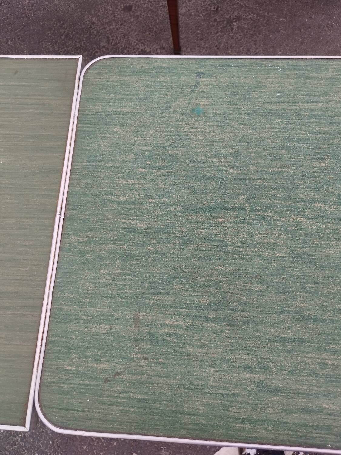 Antique vintage kitchen table