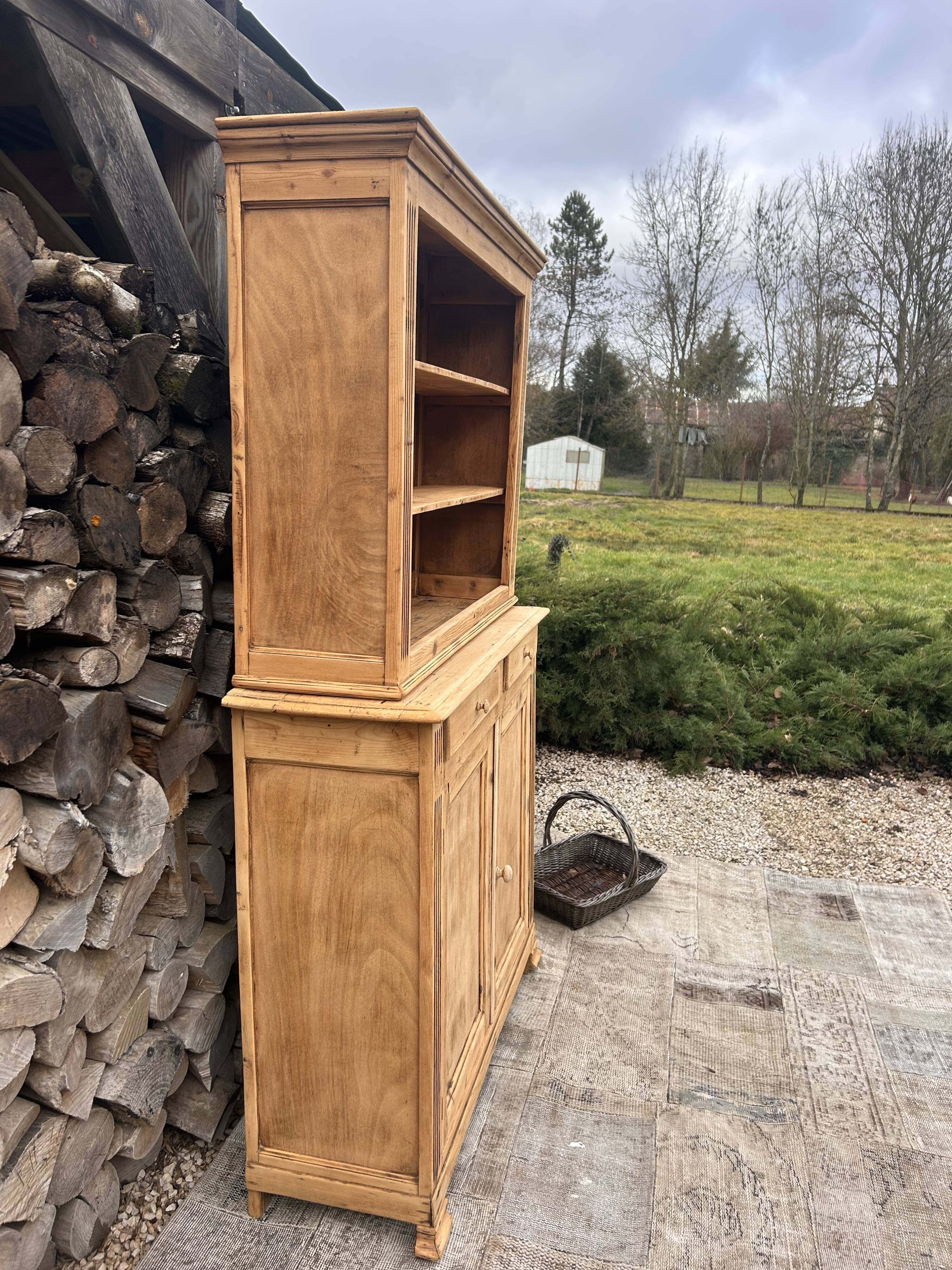 Renovated antique wooden dresser