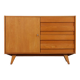 Vintage oak storage by Jiri Jiroutek, model U-458, 1960
