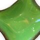 Ceramidi cup in varnished ceramic green and black mordorée