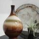 Large brown ceramic vase Ditmar Urbach 1970
