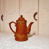 Vintage enameled ceramic coffee maker from the 60s
