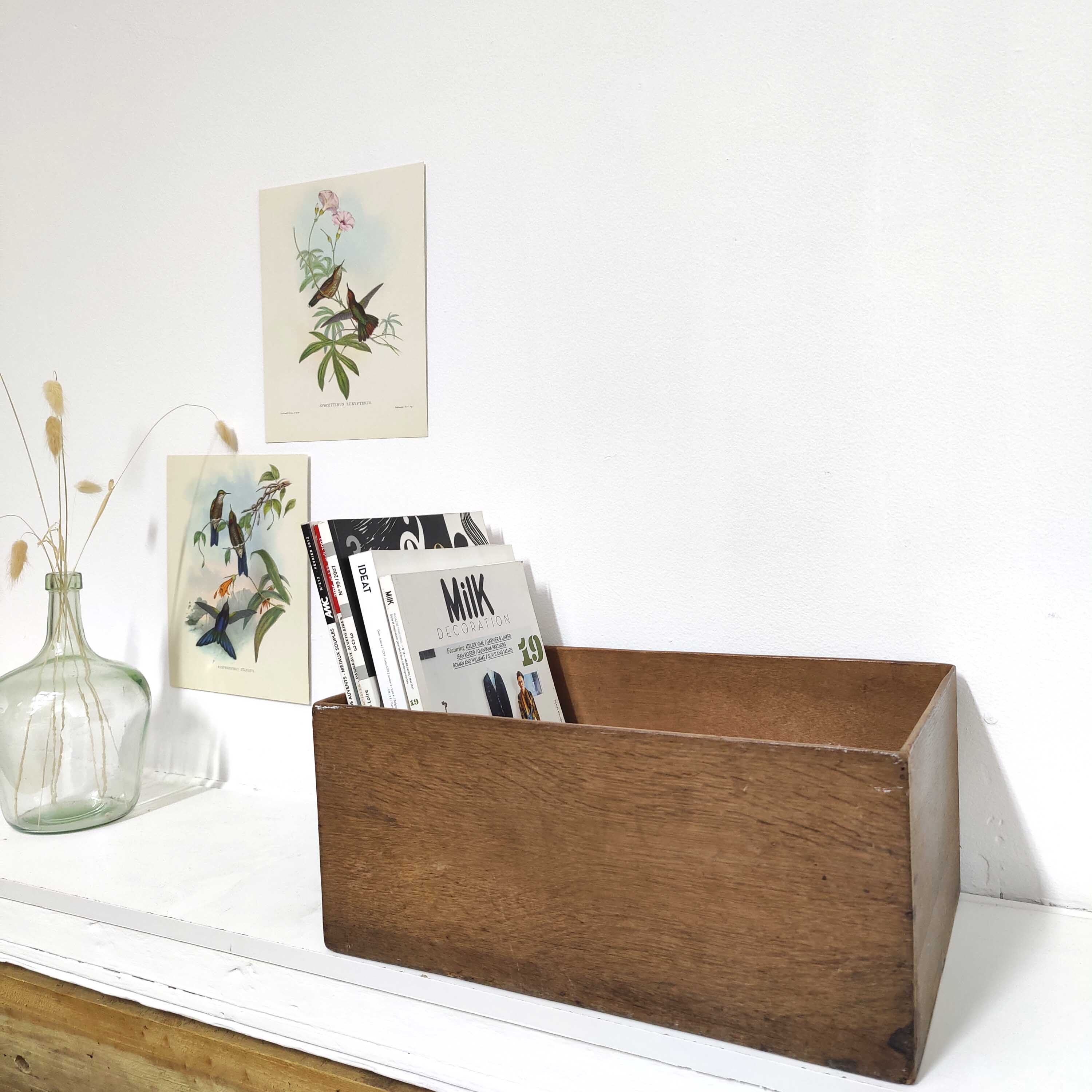 Vintage wooden box box