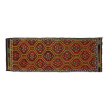 Anatolian handmade kilim rug 236 cm x 84 cm