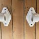 White porcelain towel rack, early twentieth century