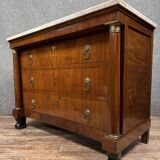 Empire period mahogany chest of drawers circa 1810