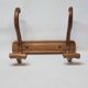 Double Bistro Coat Rack Curved Wooden Hanger Early 20th Century