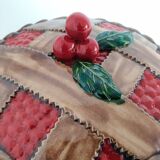 Slush Lid For Tart Dish Red Fruit Tart Decor 1960s