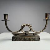 Mid-Century Metal Candleholder by Gio Ponti, Italy, 1950s