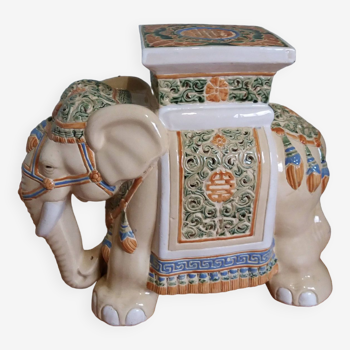 Openwork ceramic elephant