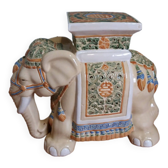 Openwork ceramic elephant