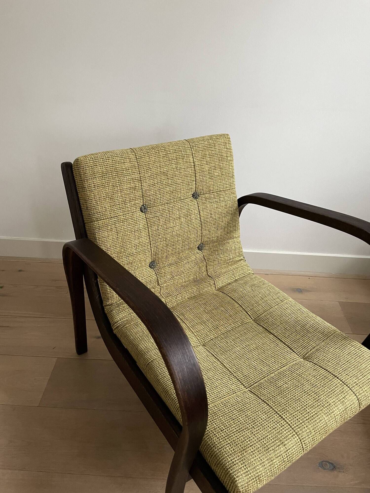 Armchair by Karol Kozelka and Antonin Kropacek for Interior Praha, 1950s