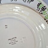 Lot de 5 assiettes a dessert Paulette de H.B.C Choisy Le Roi