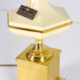 Hollywood regency brass mariner table lamp mid century, spain