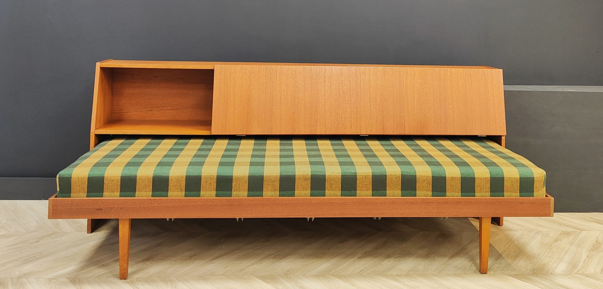 Mid century sofa bed, vintage - daybed, sofa