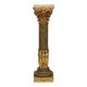 Classical Gold Column Resin Pillar Baroque Style 20th Century