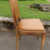 6 vintage skai chairs