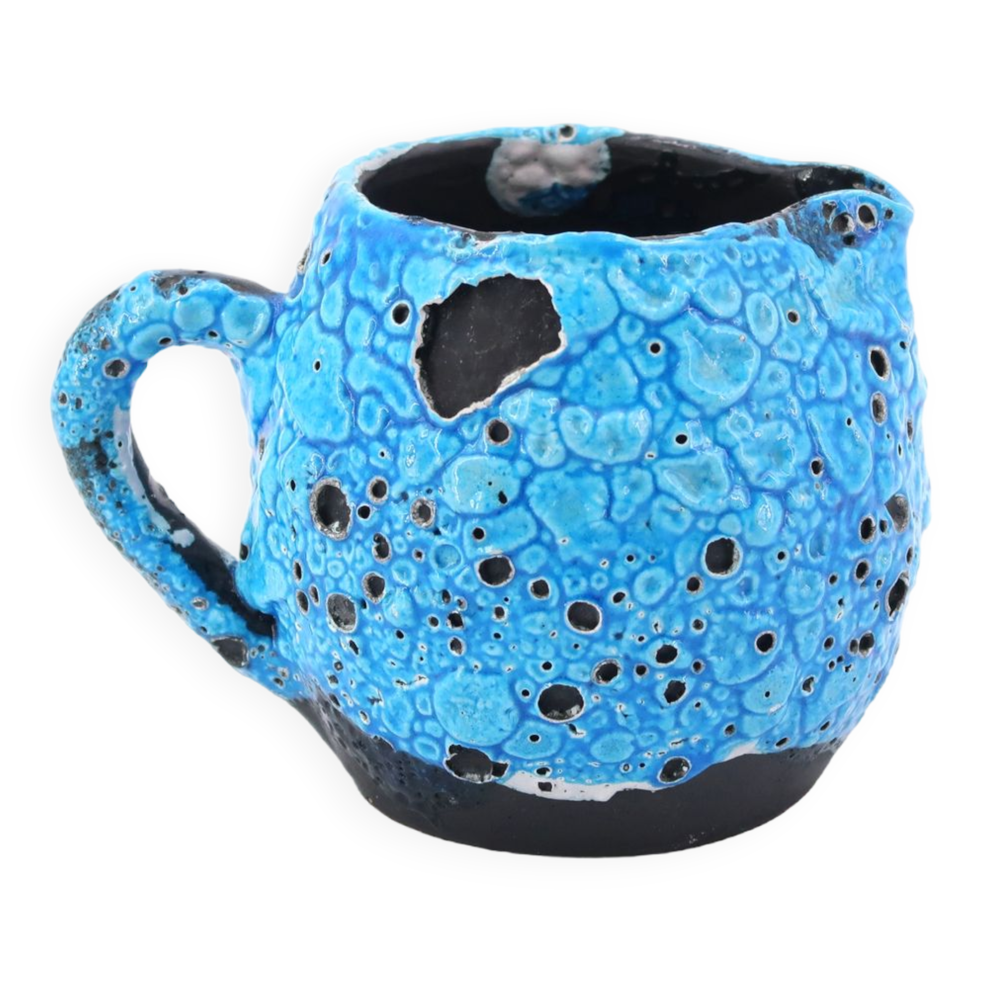 Emaux des glaciers ceramic milk jug, Atelier du Cyclops