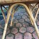 Vintage rattan lounge