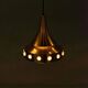 Danish space age suspension design, vintage pendant from the sixties.
