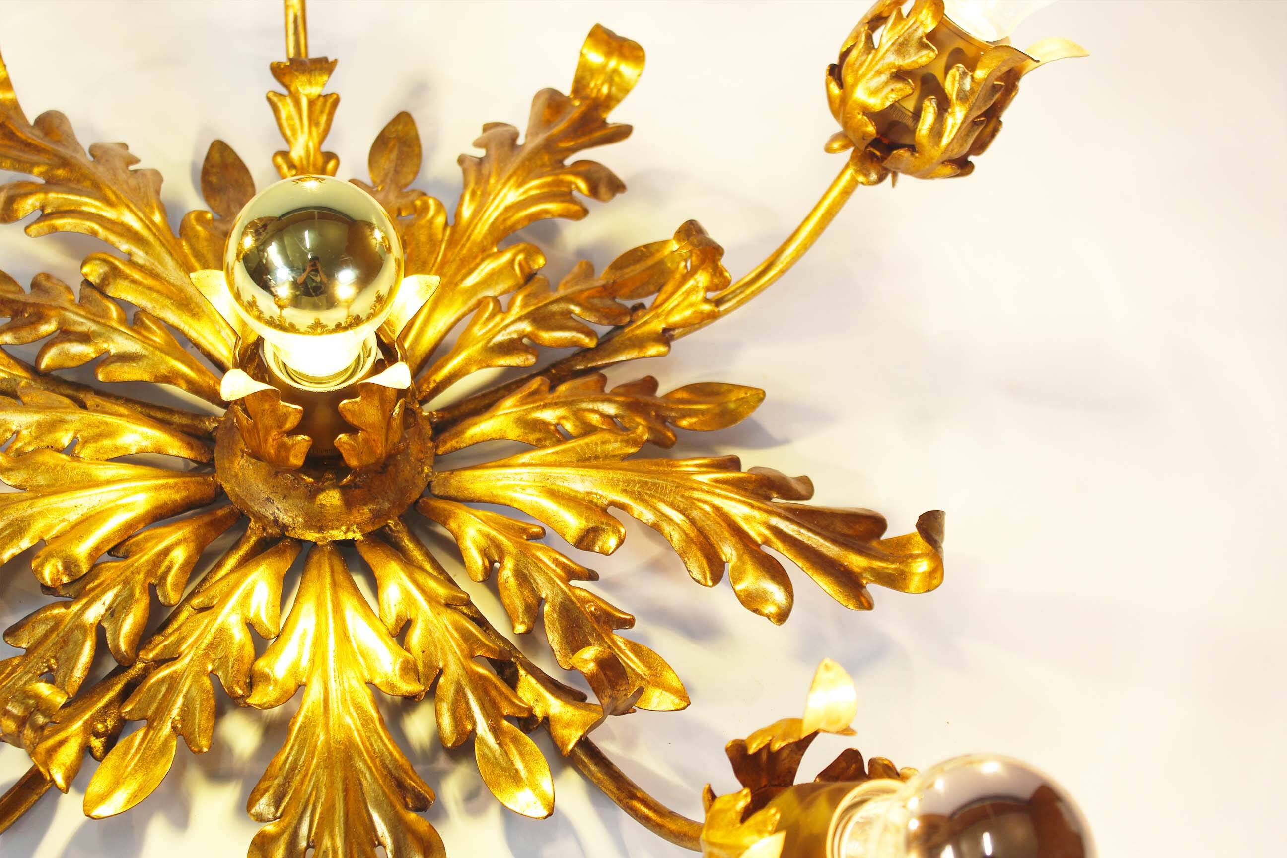 Large Spanish florentine ceiling or wall ligh