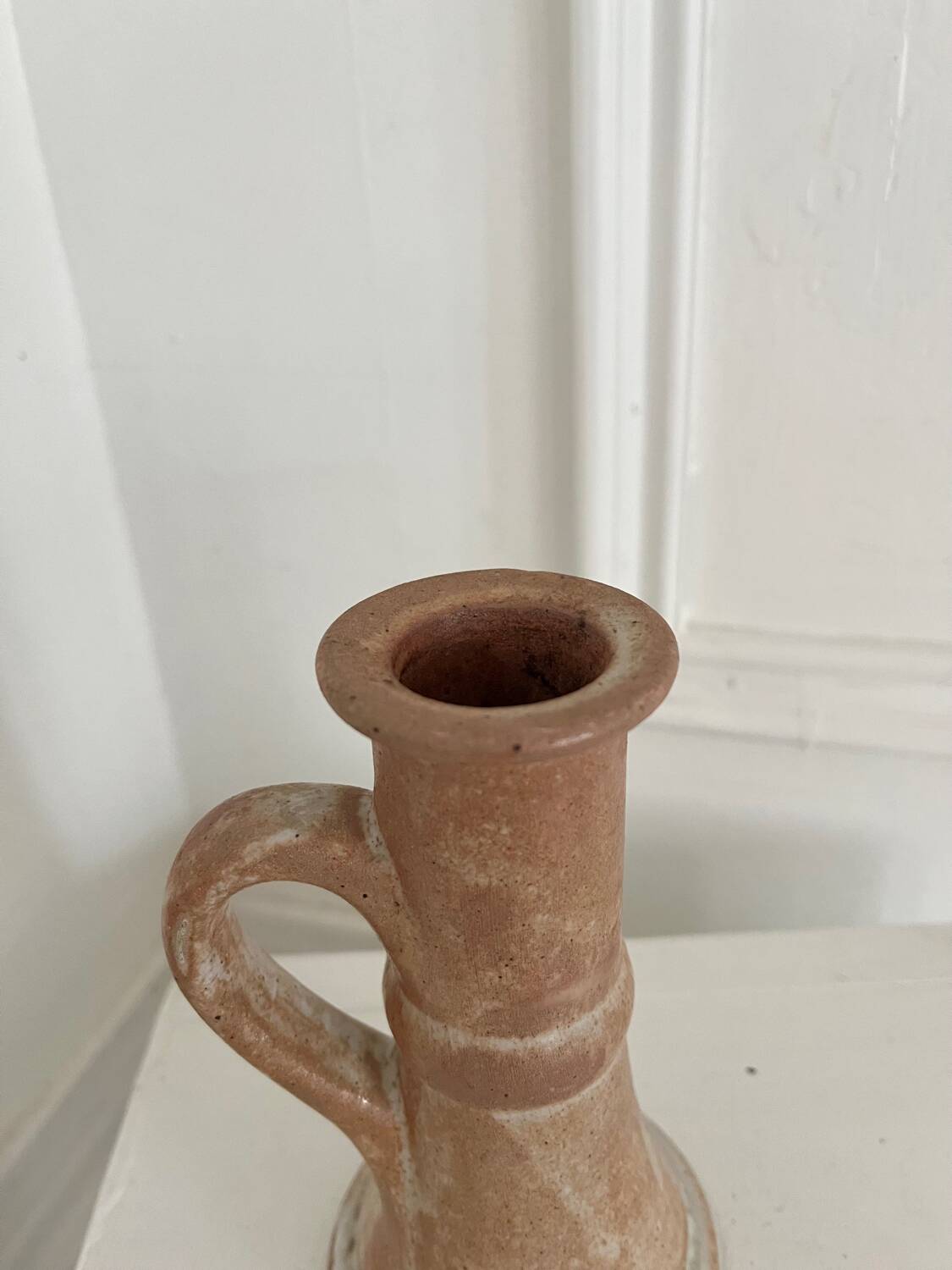 Stoneware candle holder