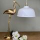 Vintage lampshade pendant light in white opaline