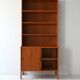 Vintage Scandinavian Teak Bookcase with Exposed Joinery
