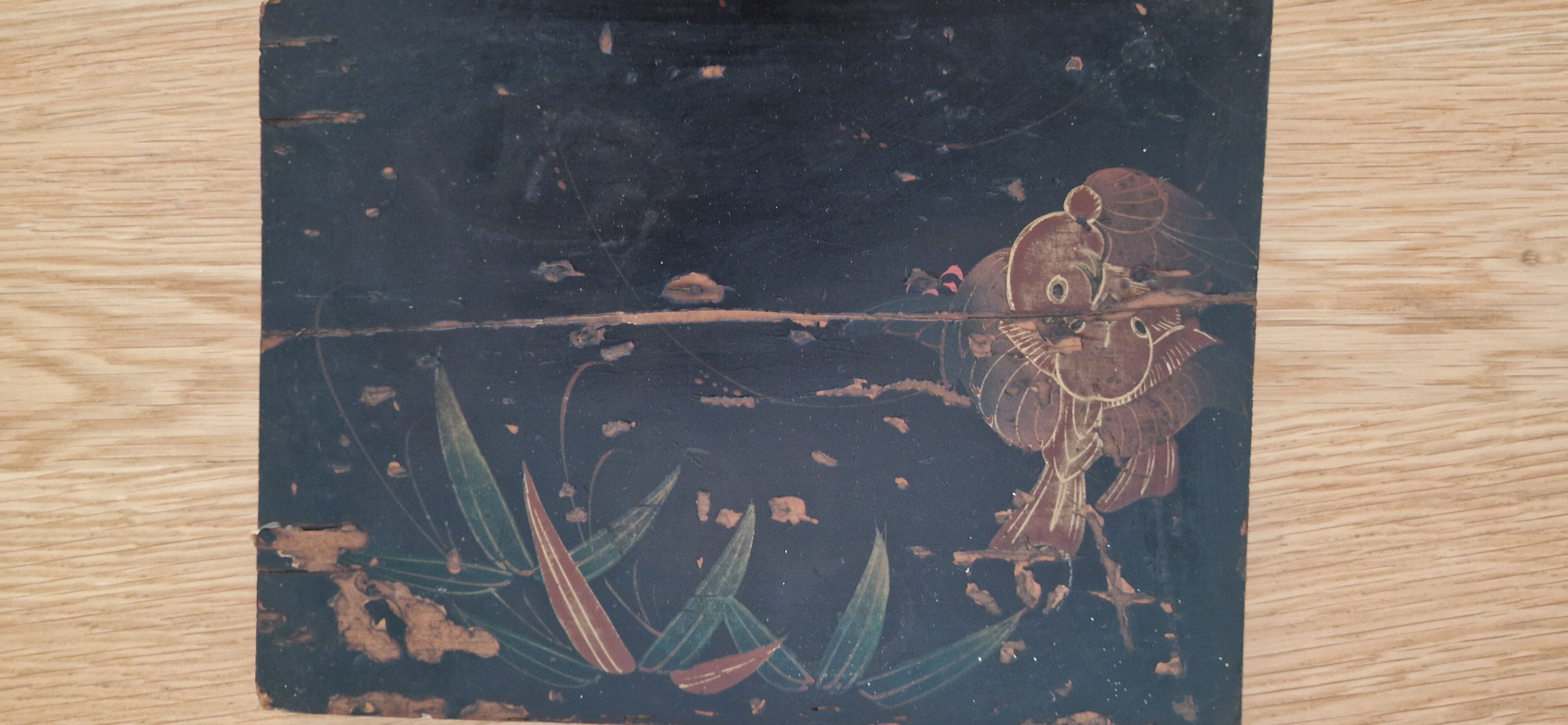 Side table bamboo late XIX style Perret & Vibert