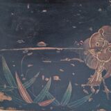 Side table bamboo late XIX style Perret & Vibert