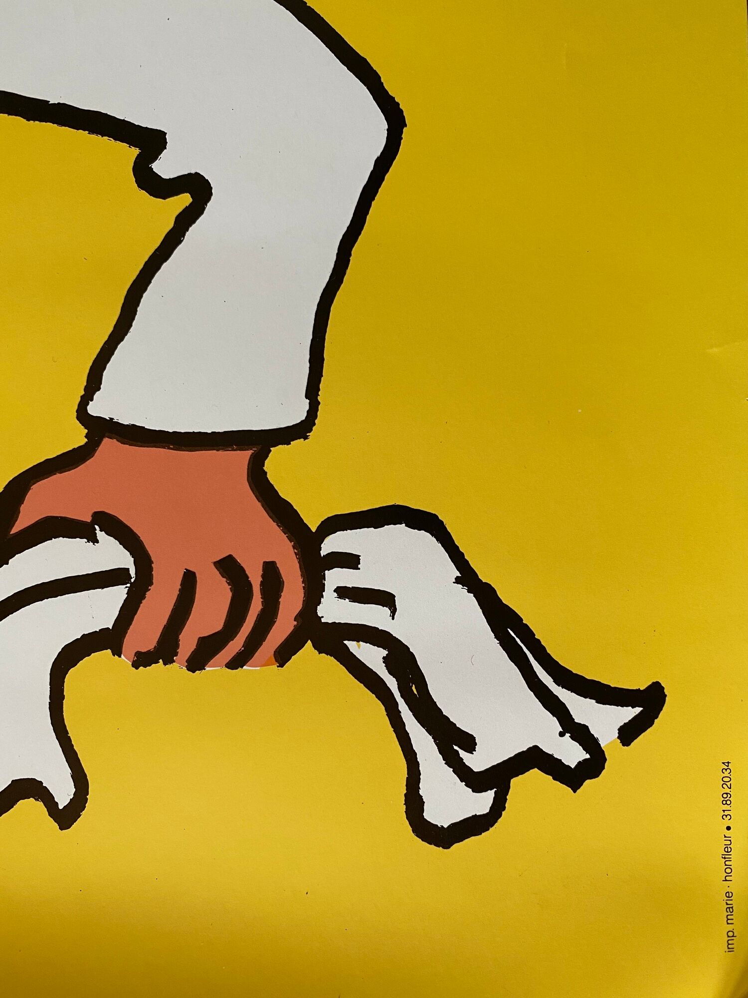 Original poster "Trouville Course des garçons de café" Raymond Savignac 50x61cm 1997