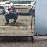Commode miroir vintage