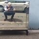 Commode miroir vintage
