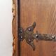 Vintage Danish Baroque Brutalist Style Oak Cabinet 1960s