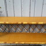 Rattan shelf