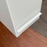 Minimalist cubic metal suspension, mid-century, 1960s.