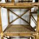 Bamboo and rattan shelf